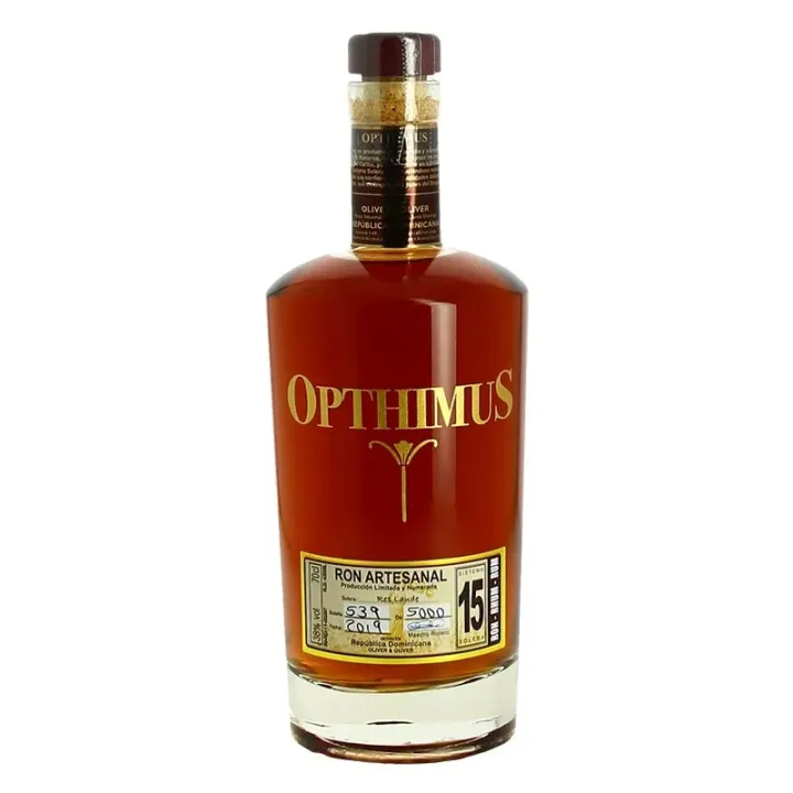 rhum opthimus 15 ans rhum république dominicaine