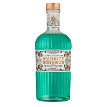Liqueur Biarritz Bonheur Menthe Poivrée 70 cl Pays Basque