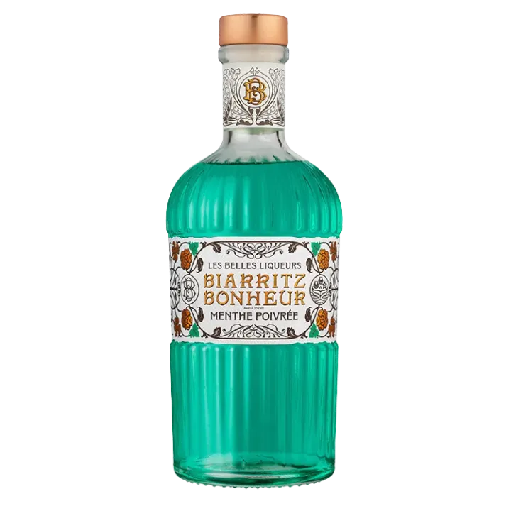 Liqueur Biarritz Bonheur Menthe Poivrée 70 cl Pays Basque