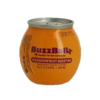 BuzzBallz Passion Fruit Martini 20 cl Cocktail Ready-to-Drink prêt à boire