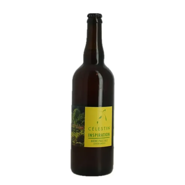 Bière Inspiration Citron Basilic 75 cl Brasserie Célestin Lille