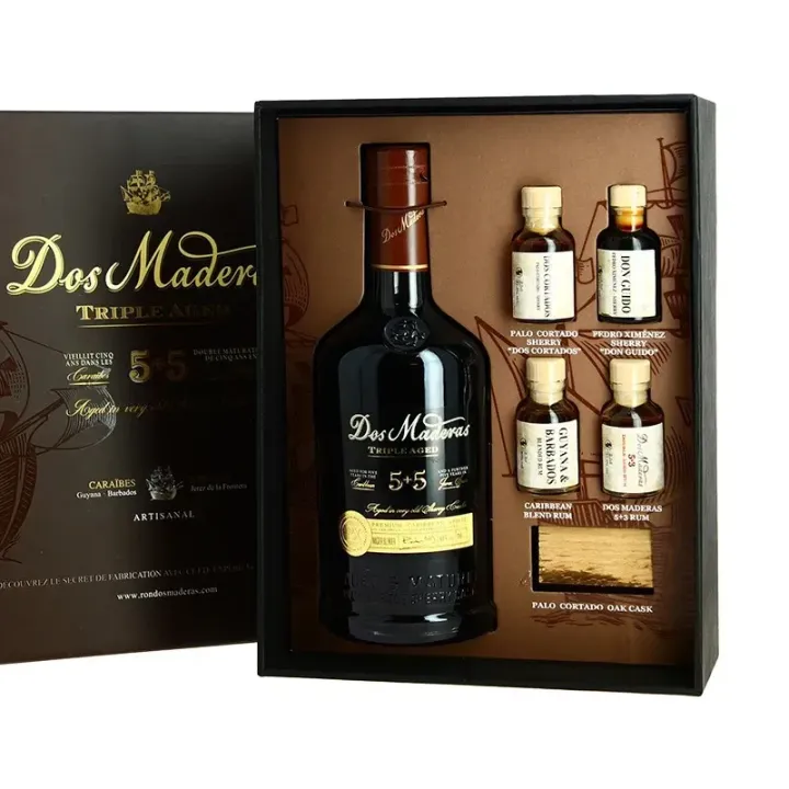 achat de Coffret Cadeau Rhum Dos Maderas PX 5+5 + 4 Mignonettes