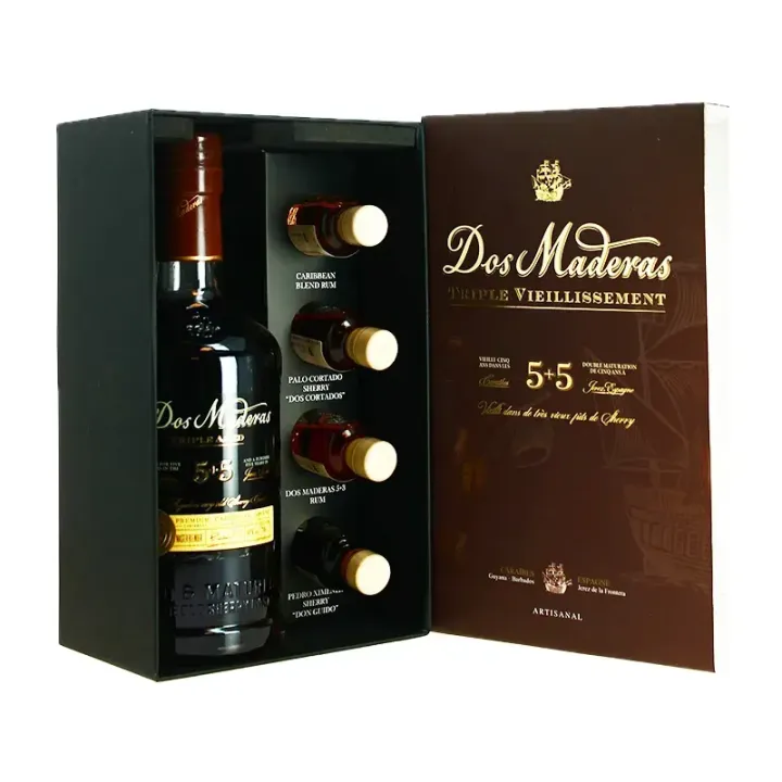 achat de Coffret Cadeau Rhum Dos Maderas PX 5+5 + 4 Mignonettes