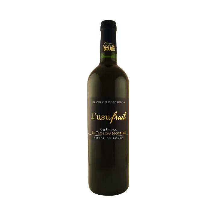 Acheter Vin Rouge L' USUFRUIT du Château Clos du Notaire Côtes de Bourg