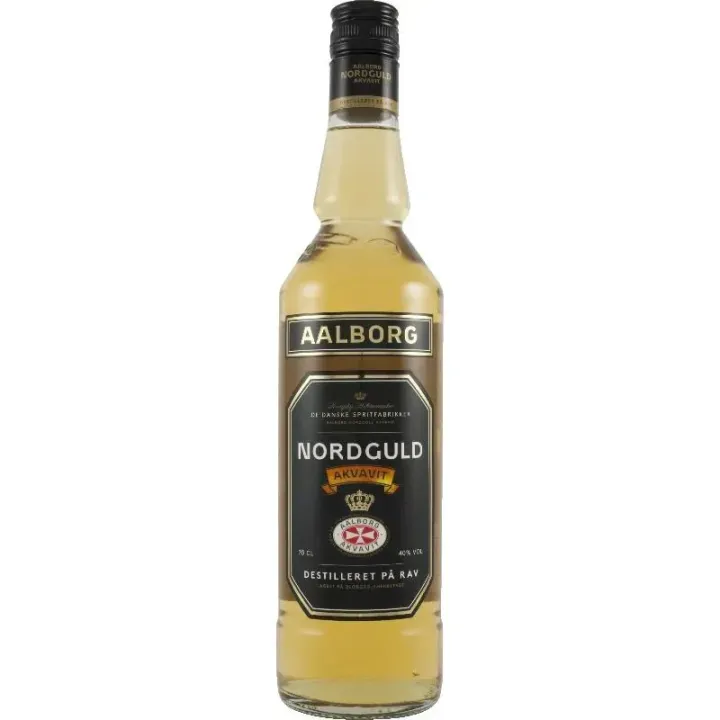 Aquavit Aalborg Nordguld  Ambre, carvi et aneth 70 cl