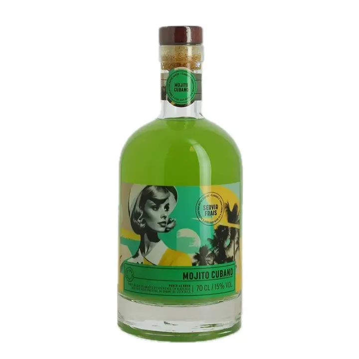 Cocktail VINTAGE MOJITO CUBANO 70 cl par Quai Sud