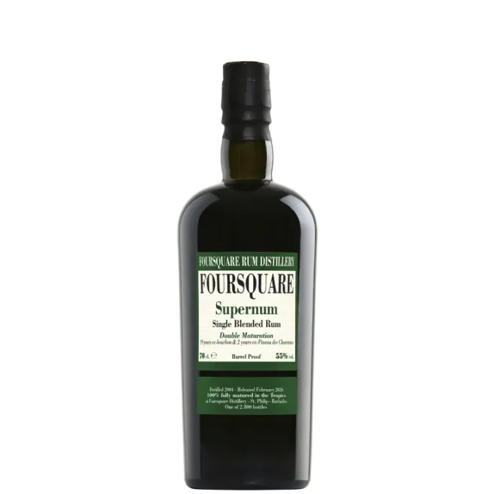 Rhum Foursquare Supernum 55° 21 Ans | Velier