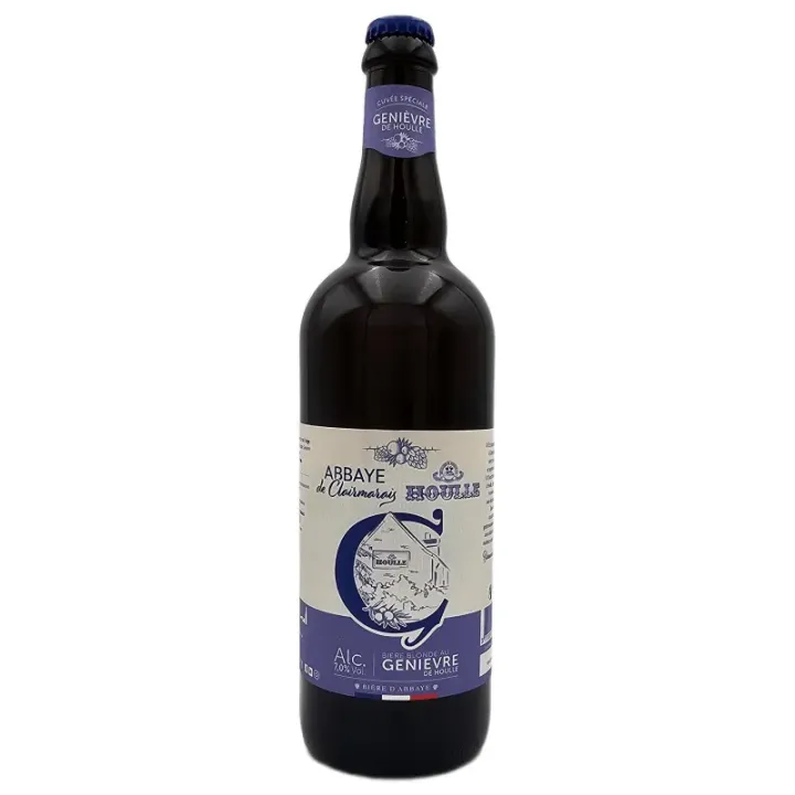 Bière Blonde au Genièvre de Houlle Abbaye de Clairmarais
