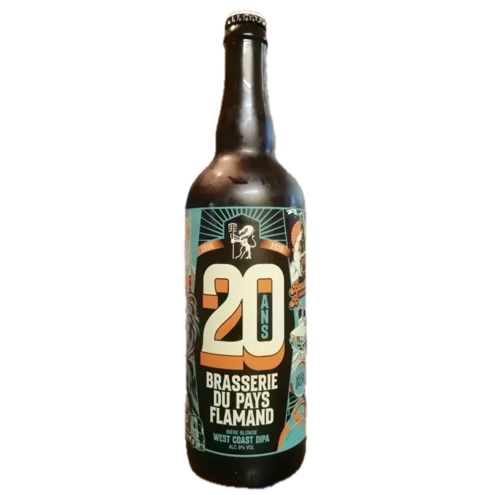 West Coast Double IPA 75 cl Bière anniversaire du Pays Flamand