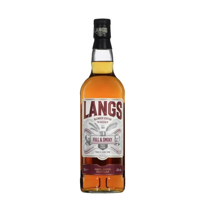 LANGS Full & Smoky 70 cl Whisky Écossais Fumé 43°
