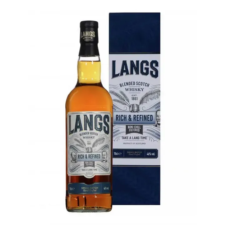 Whisky LANGS Rich & Refined  Blended Scotch Whisky